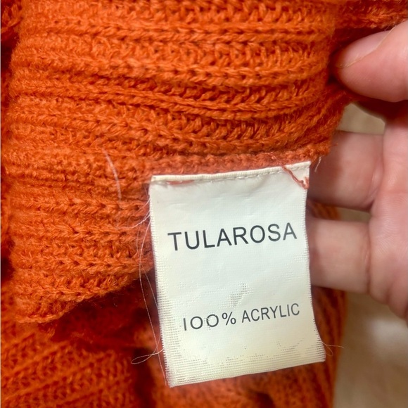 Sweater Orange Crew Neck by Tularosa - Picture 8 of 8